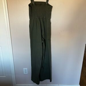Hollister Women's Green Cargo Jumpsuit - Size XSmall